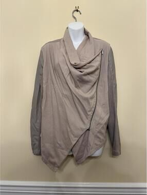 Women's [BLANKNYC] Drape Faux Leather Jacket, Size Large